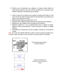 Verificar que los electrodos que elegimos no  tengan erosión debido al
efecto del arco eléctrico. En caso contrario se deben