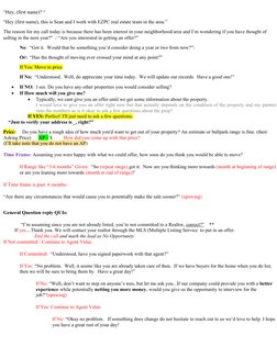 Real Estate Cold Calling Script Guide | PDF | Business