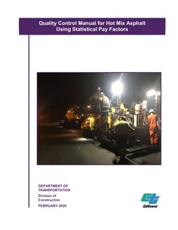 Quality Control Manual For Hma Using SPF | PDF | Construction Aggregate ...