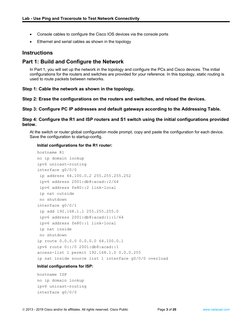 Ping and Traceroute Lab Guide | PDF | Ip Address | Internet Protocols