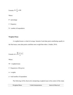 Weighted Mean in Research Methodology | PDF | Weighted Arithmetic Mean ...