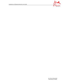 Arq. (Técnico Responsable)
PROFESIONAL DE DISEÑO
GOBIERNO AUTÓNOMO MUNICIPAL DE SUCRE
