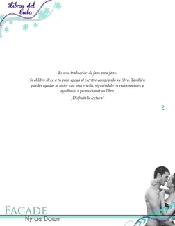 2 
 
 
 
 
 
 
 
Es una traducción de fans para fans. 
Si el libro llega a tu país, apoya al escritor comprando su libro.