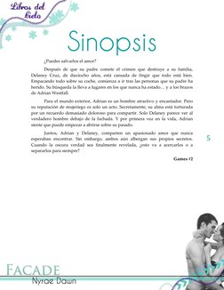5 
Sinopsis  
¿Puedes salvarlos el amor? 
Después de que su padre comete el crimen que destruye a su familia, 
Delaney Cr