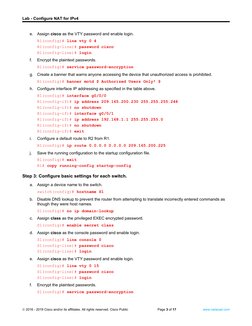 Configure NAT for IPv4 Lab Guide | PDF | Ip Address | Network Switch