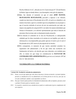 Página 3 de 20 
 
Pacifico Editores S.A.C., ubicado en el Jr. Castrovirreyna N.º 224 del Distrito 
de Breña, lugar en donde l