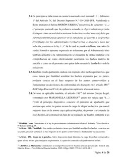Página 4 de 20 
 
2.6.En principio se debe tener en cuenta lo normado en el numeral 1.11, del inciso 
1° del Artículo IV, del