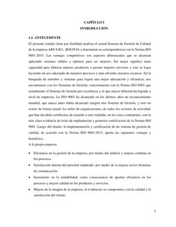 1 
 
CAPÍTULO I 
INTRODUCCIÓN 
1.1. ANTECEDENTE    
El presente estudio tiene por finalidad analizar el actual Sistema de G