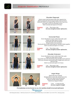 Scapular Stabilization Exercise Protocols | PDF | Shoulder | Strength ...