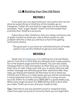 2.2 ● Building Your Own HQ Packs 
 
METHOD 1 
 
If you want you can also build your own packs, this can be 
done by subscri