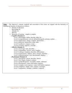 Course module 
 
Department of CS&IT 
      28/12/2017 
2 
 
 
 
 
 
 
 
 
 
 
 
 
 
 
 
 
 
 
 
 
 
 
 
 
 
 
 
 
Note: - Th