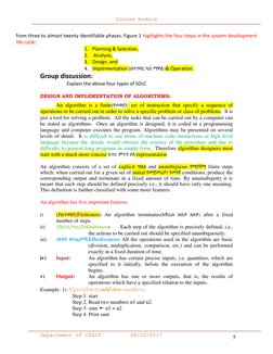 Course module 
 
Department of CS&IT 
      28/12/2017 
5 
from three to almost twenty identifiable phases. Figure 1 highligh