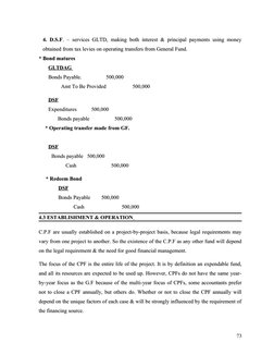 4. D.S.F
4. D.S.F. – services GLTD, making both interest & principal payments using money
. – services GLTD, making both inte
