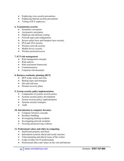 iii www.someakenya.com                                                               Contact:  0707 737 890 
 
 
Employing v