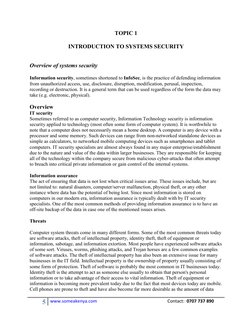 5 www.someakenya.com                                                               Contact:  0707 737 890 
 
TOPIC 1 
 
INTRO