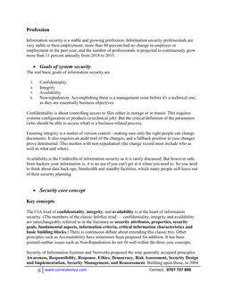 8 www.someakenya.com                                                               Contact:  0707 737 890 
 
Profession 
Info