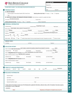 PLEASE	PRINT	CLEARLY		/	ALL	APPLICABLE	FIELDS	MUST	BE	COMPLETED
1	
PROGRAM	CHOICE			
 
A)  ENGLISH PROGRAM
 
Intensive