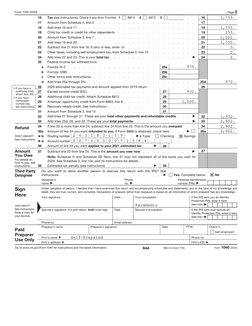 Form 1040 (2020)
Page 2
16
Tax (see instructions). Check if any from Form(s): 1
8814 
2
4972
3
.
.
16
17
Amount from Schedule