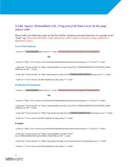 2.Add  Jquery, Demandbase Lib , Utag.sync.js & Data Layer In the page 
source code
Please make sure following scripts are the