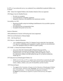 History of Inclusive Education in the Philippines | PDF | Disability ...