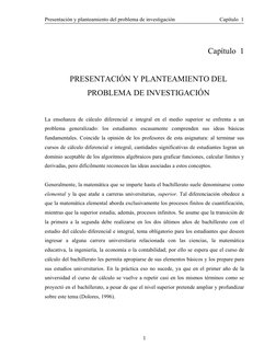 Presentación y planteamiento del problema de investigación                                 Capítulo  1 
 
Capítulo  1  
 
PRE