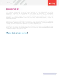 2
PRESENTACIÓN  
 Guía De Aprendizaje
 
¡Mucho éxito en este camino! 
En la actualidad, para enfrentar los distint