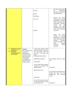 Combined Gas Law Lesson Plan | PDF | Gases | Learning
