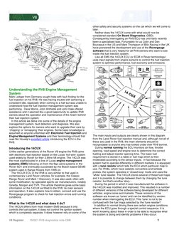 V8 Register        160921-RV8-diagnostics-note-DM8  
 
 
 1 
Understanding the RV8 Engine Management 
System 
Mark Leitiger