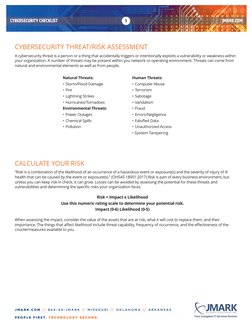CYBERSECURITY CHECKLIST