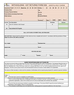VAT Return Form 002 Guide | PDF | Value Added Tax | Output (Economics)