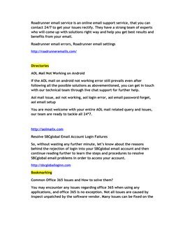 Roadrunner email service is an online email support service, that you can 
contact 24/7 to get your issues rectify. They have