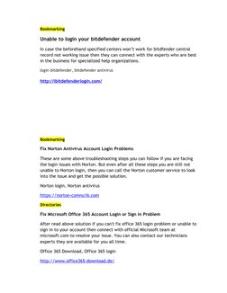Bookmarking
Unable to login your bitdefender account
In case the beforehand specified centers won’t work for bitdfender centr