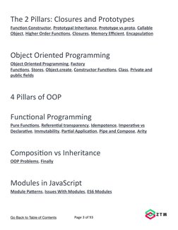 The 2 Pillars: Closures and Prototypes
Function Constructor, Prototypal Inheritance, Prototype vs proto, Callable
Object, Hi