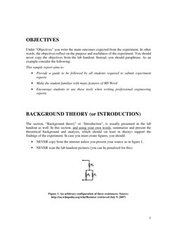 Engineering Lab Report Template | PDF | Experiment | Electrical Network