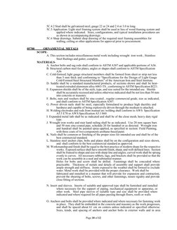 Page 10 of 12 
 
5C.4.2 Stud shall be galvanized steel, gauge 22 or 24 and 2.4 or 3.0 m long. 
5C.5 Application. Light stee