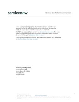 Some examples and graphics depicted herein are provided for
illustration only. No real association or connection to ServiceNo