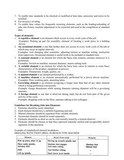 Time Study Procedure for Operators | PDF | Timer | Time