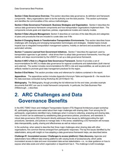 Data Governance Best Practices 
 
 
5 
 
Section 3 Data Governance Overview. This section describes data governance, its defi