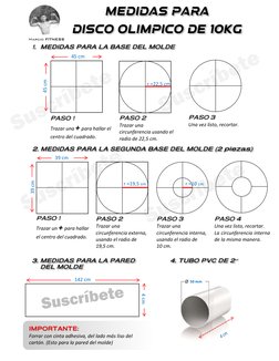 de cemento medidas disco olimpico