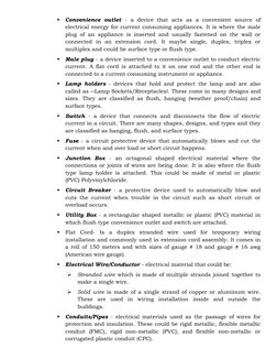 Electrical Tools and Materials Lesson Plan | PDF | Hammer | Electrical ...