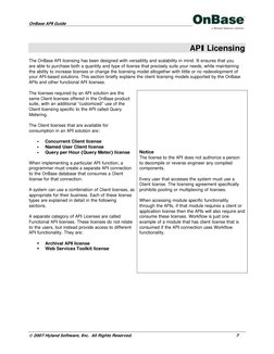 Guide To The OnBase APIs v1.2 | PDF