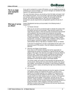 Guide To The OnBase APIs v1.2 | PDF
