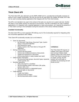 Guide To The OnBase APIs v1.2 | PDF