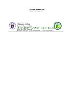 PERLITA M. SALVIEJO, EdD
                                           Schools District