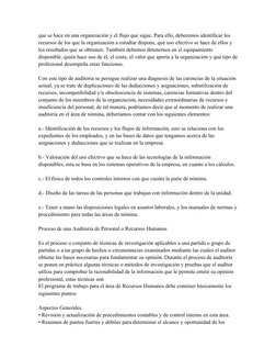Auditoría de Nómina y Recursos Humanos | PDF | Auditoría | Cheque de pago