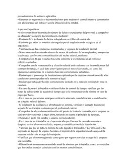 Auditoría de Nómina y Recursos Humanos | PDF | Auditoría | Cheque de pago