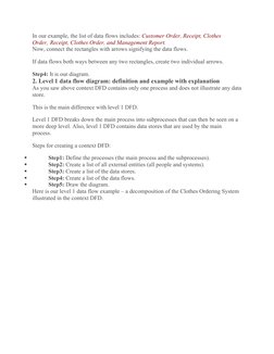 Context and Level 1 DFD Guide | PDF | Data | Information Technology ...