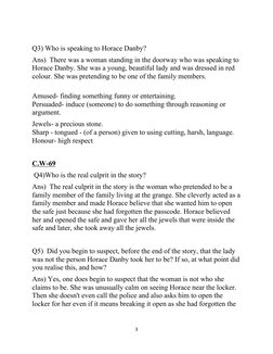 3
 
Q3) Who is speaking to Horace Danby?
Ans)  There was a woman standing in the doorway who was speaking to 
Horace Danby. S