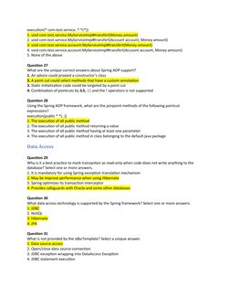 execution(* com.test.service..*.*(*))
1. void com.test.service.MyServiceImpl#transfert(Money amount)
2. void com.test.service