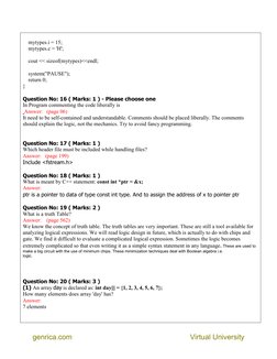 CS201 Midterm Solved Papers by Moaaz | PDF | Pointer (Computer ...